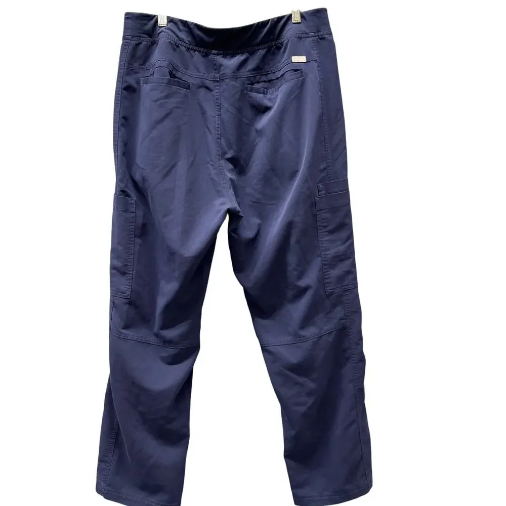 Figs‎ Scrub Pants Mens XL Axim Cargo Drawstring Waist + Pockets Technical